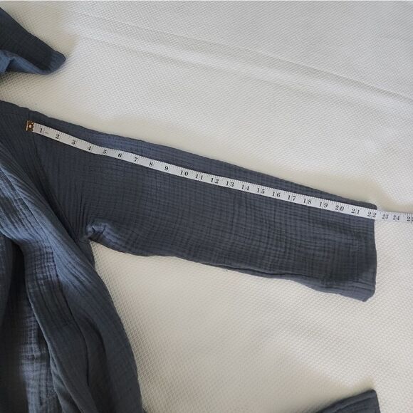 Parachute waffle robe unisex lagenlook minimalist freestyle - Picture 6 of 12